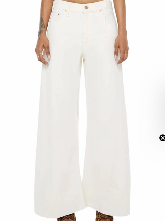 MOTHER Denim - MOTHER Snacks The COOLEST EVER White Twist Flare Jeans 26 NWT $300!!
